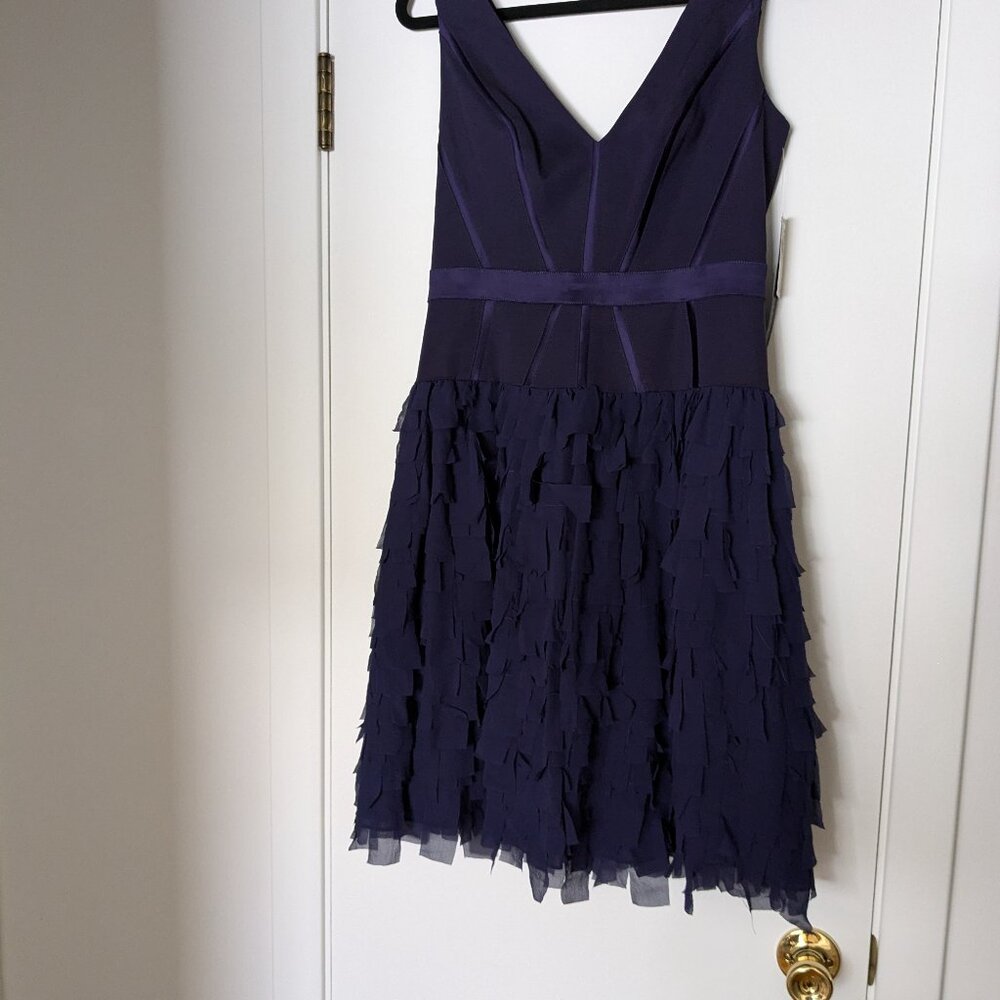 Aidan Mattox Fancy Purple Dress